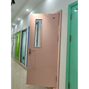 ドアフロントドア住宅用モダンデザイン耐火金属ドア1〜3時間Rtified Commercial - Product Image 5