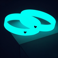 Pulseras de Silicona con Logotipo Personalizado, Pulsera Delgada de Silicona con Logotipo Personalizado