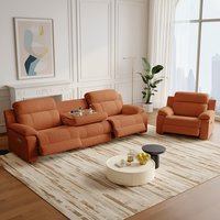 Ensemble de canapés inclinables électriques 3 places, canapé à mouvement zéro mur, mobilier moderne pour salon, sièges de cinéma, fauteuils inclinables, exportation B2B directe usine