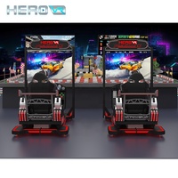 Simulador de Carreras HEROVR Popular con Controles de Conducción Realistas para Centros de Entretenimiento