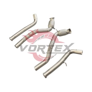 ท่อลงแคทแบบไหลสูงมาตรฐาน Vortex OE สำหรับ Mercedes Benz AMG W463A W464 G63 ทำจากสแตนเลส ได้รับการรับรองมาตรฐาน CE - Product Image 2
