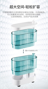 Filtro de cartucho desechable de alta eficiencia, barra de lluvia giratoria para filtración y circulación de agua completa - Product Image 2