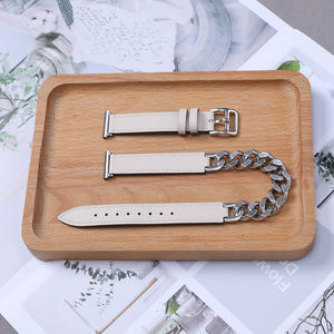 Pour apple Watch Ultra Strap 49 mm Chaîne En Acier Inoxydable Blanc Marron Luxe Double Tour Bracelet 20mm pour <span class=keywords><strong>Tissot</strong></span> Bracelets De Montre - Product Image 3