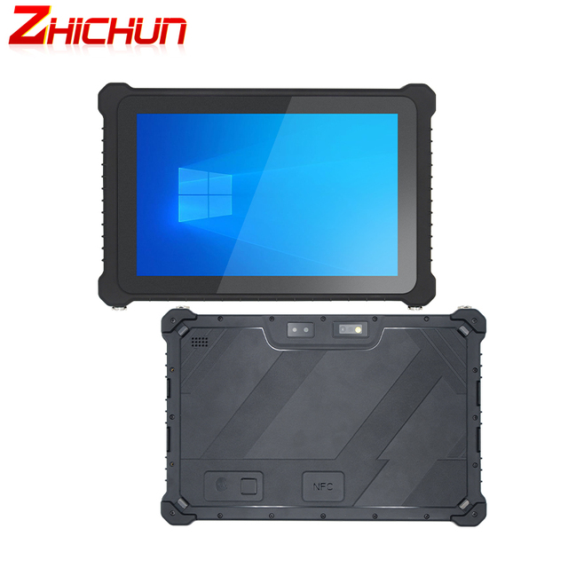 8+128G Zhichun Rugged Pc 13Mp Oem Odm Rugged Tablet Pc Bt Wifi Allinone Touch 10 Inch Industrial Rugged Tablet Pc With Nfc Gps