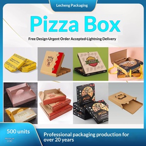 Custom <b>Foldable</b> Pizza <b>Boxes</b> 6-12 Inch Disposable Takeout Carriers for Delivery - Product Image 3