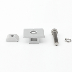 Prix bon marché Pv support solaire pinces en aluminium 6005-T5 anodisé noir/argent garantie de 10 ans montage solaire facile et rapide - Product Image 4