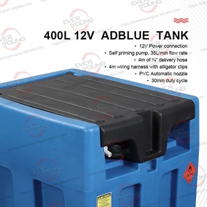 Réservoir <span class=keywords><strong>AdBlue</strong></span> DEF avec pompe à diaphragme 12V portable, kits de transfert d'urée 400L - Product Image 4