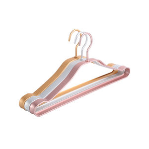 Venta al <span class=keywords><strong>por</strong></span> mayor barato nuevo multifuncional portátil oro metal acero <span class=keywords><strong>ropa</strong></span> gancho colgador húmedo seco uso para el espacio del armario - Product Image 3