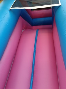 Château gonflable licorne en PVC de qualité commerciale DFRL, thème arc-en-ciel, avec toboggan, pour événements et fêtes d'enfants, <span class=keywords><strong>location</strong></span> 3 ans - Product Image 3