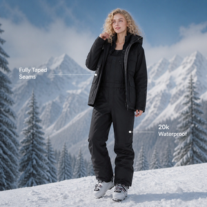 Traje de Esquí FLYSKI a Precio de Fábrica, Impermeable 20k, Costuras Totalmente Selladas, Chaqueta y Pantalones de Esquí para Niños, Ropa de Invierno, Suministro OEM - Product Image 1