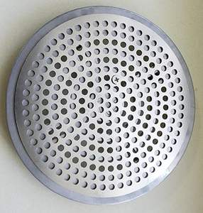 Práctico colector de pelo de desagüe de ducha para baño y cocina, disco de filtro, disco de desagüe de suelo perforado de acero inoxidable - Product Image 2