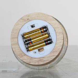 สินค้าขายดี โคมไฟแก้วทรงกรวย LED แสงวอร์มไวท์ พร้อมลวดทองแดง ขนาด 10*10*19 ซม. สำหรับตกแต่งบ้าน ห้องนั่งเล่น และเทศกาลคริสต์มาส - Product Image 5