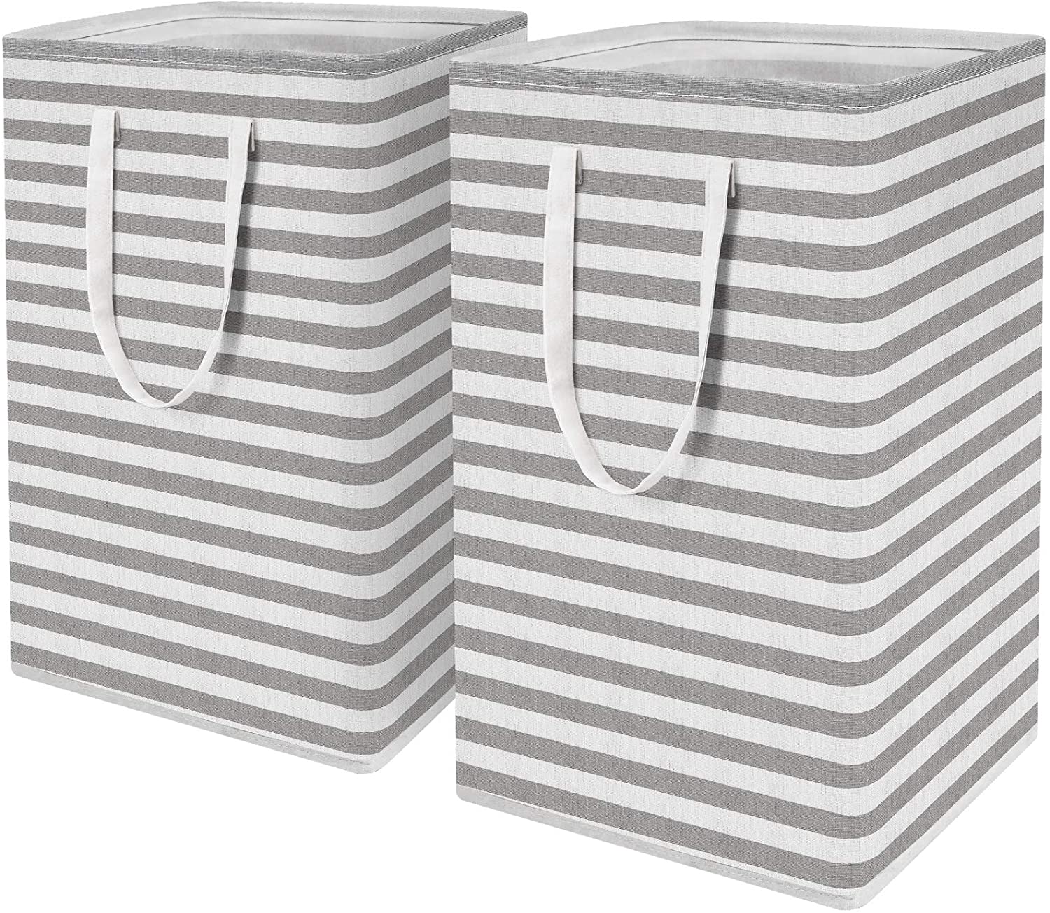 QFDSlive Laundry Basket and More Bathroom Collapsible Rectangular Laundry Hamper Storage with Carry Handles Toys Clothes QFDSlive Laundry Basket and More Bathroom Collapsible Rectangular Laundry Hamper Storage with Carry Handles Toys Clothes