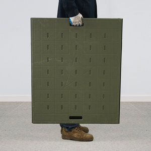 中国户外现成现货OEM折叠床绿色金属钢架床 - Product Image 4