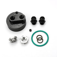 Nuevo Adaptador Universal de Placa Remota para Enfriador de Aceite de Motor, 80MM, Aleación de Aluminio 6061-T6, Alta Calidad, Compatible con Todos los Modelos de Coche