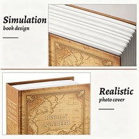Boîte de rangement secrète en forme de livre, faux livre avec serrure à code, décoration de luxe pour la maison, organisateur de bibliothèque