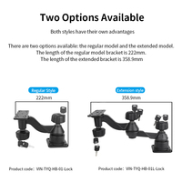Kunci antimaling 6 inci lengan ayun Horizontal, dudukan untuk pencari ikan & plotter VIN-TYQ-HB-01-Lock