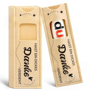 Boîtes décoratives en feutre pour chocolats <span class=keywords><strong>Duplo</strong></span>, sacs cadeaux personnalisables pour fêtes, couleur sur mesure, économiques, pour Thanksgiving, en soie tendance - Product Image 1