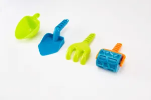 Playgo Deluxe kum kale çocuklar için yaşlı 5-7 yıl özelleştirilebilir Unisex açık plastik oyuncak namlulu plaj kale