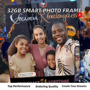 <span class=keywords><strong>WEV</strong></span> Vente en gros Cadre photo numérique HD 10 pouces avec écran tactile personnalisable 32 Go avec lecture vidéo cloud WiFi Calendrier MP4 - Product Image 2