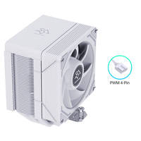 Refroidisseur d'air horizontal pour processeur SNOWMAN avec ventilateur de 90 mm, cuivre et aluminium, PWM 4 broches, ultra fin pour processeur LGA 1851/AM5