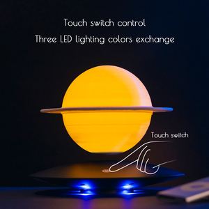 Modern 3 Colors LED Globe Desk Night <b>Light</b> Magnetic Levitation Floating Lamp for Bedroom Study Bar Counter Decor Gift - Product Image 4