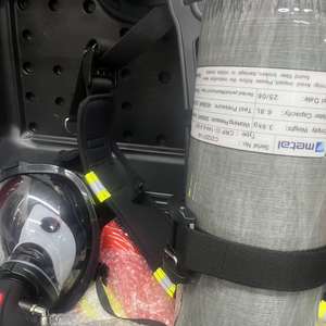 अग्नि सकारात्मक दबाव वायु श्वासयंत्र 6.8l सुरक्षा श्वसन प्रवाह की आपूर्ति करता है - Product Image 6