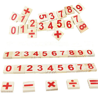 Bâtons de comptage en bois pour enfants Montessori jeux de puzzle d'apprentissage éducatif précoce pour enfants garçons filles matériel en papier