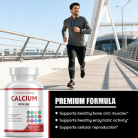 Comprimés à croquer BLM Activity Lysine Calcium Fer Zinc pour améliorer l'immunité, 60 comprimés pour enfants et adolescents