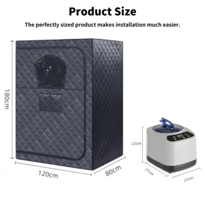 YEETE 2026 Vente Chaude Sauna à Vapeur Moderne Portable en Cèdre Rouge pour 2 Personnes avec Fenêtres à Baies pour Villa et Usage Familial - Product Image 2