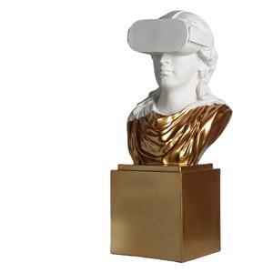 Luce carattere di lusso creativo ornamenti scultura <span class=keywords><strong>David</strong></span> di gesso di arte testa soggiorno di casa modello di casa artigianato decorativi - Product Image 1