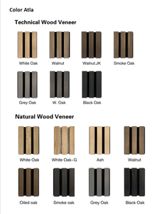 KAIYUAN Panneau de lattes acoustiques Panneau mural de décoration 3D pour villa bar <span class=keywords><strong>placage</strong></span> naturel différent des autres placages - Product Image 4