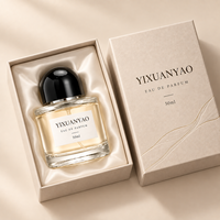 Flacon de parfum personnalisé 30ml 50ml 100ml, emballage de parfum en verre vide de luxe pour marque privée