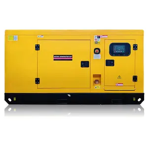 Factory Direct Sale Ricardo 3 Phase 20kw 20kva 30kva 30kw 40kva 50kva 60kva Super Silent Type Open Diesel Generator Set Genset