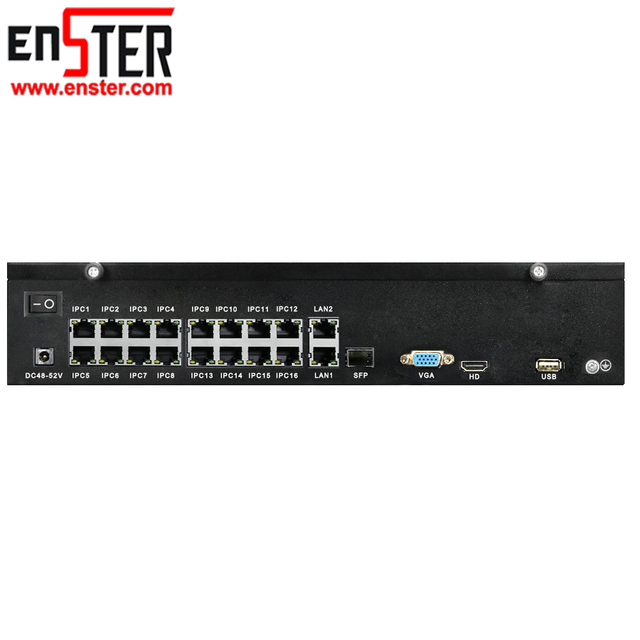 Hot Selling 16 Channel 8MP Ultra HD 16 POE NVR Kit Security Camera CCTV System Network Video Recorder