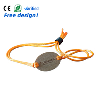 Carte en bois personnalisée écologique avec puce intelligente RFID 13,56 MHz, étiquette mini étanche haute fréquence pour contrôle d'accès