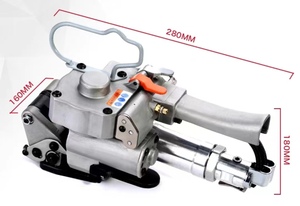 Machine pneumatique compacte portable HIPAC A19 intégrant le cerclage et le serrage pour la thermoscellage automatique des boîtes de conserve alimentaires - Product Image 2