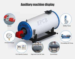 Caldera de aceite térmico Caldera de gas 350kw 700 kW <span class=keywords><strong>950</strong></span> kW 1200kw 1400 kW Caldera de aceite térmico para calefacción central - Product Image 2