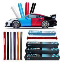 Film de protection de peinture pour voiture, très populaire, 7,5 mil TPU PPF, noir satiné mat, vinyle pour enveloppement de voiture, application à sec, sans bulles