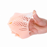 Cinq trous nid d'abeille orthopédique SEBS coussin avant Hallux Valgus Bunion correcteur adulte orteil fendu Absorption des chocs manchon de pied