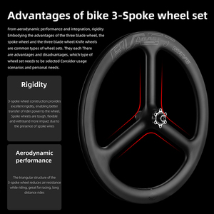 WEST BIKING Vente en gros Roues de vélo en fibre de carbone T700 Roues de <span class=keywords><strong>remorque</strong></span> de vélo Affichage de roue de vélo à vitesse unique de 20 pouces - Product Image 6