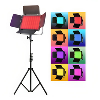 Éclairage LED 660 RGB pour Photographie, Équipement de Studio Photo/Vidéo, Panneau LED pour Diffusion en Direct, Selfie, Beauté, Lampe Plate