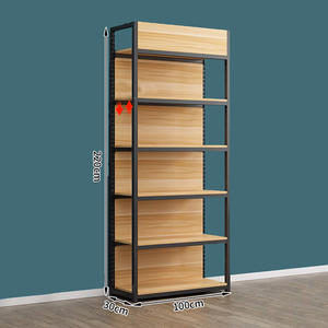 تصميم أنيق مزدوج الوجهين حامل متين مكواة تخزين سوبر ماركت خط عرض معدني عصري - Product Image 3