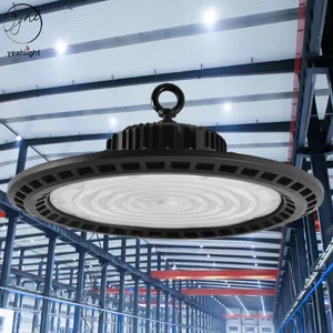 Commercial Industrial Lighting Die Cast Aluminum 100W 150W 200W 300W Warehouse Workshop Highbay Lamp LED UFO High Bay Light