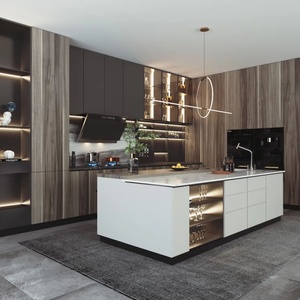 Juego de Muebles de Cocina Modernos Hechos a Medida con Diseño Gratuito, Fabricados en China/Guangxi, Enviados por Correo - Product Image 1