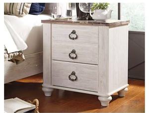 Armoire étroite <span class=keywords><strong>en</strong></span> bois de petite taille <span class=keywords><strong>Commode</strong></span> <span class=keywords><strong>en</strong></span> bois <span class=keywords><strong>massif</strong></span> blanc avec poignées <span class=keywords><strong>en</strong></span> métal et dessus foncé - Product Image 3