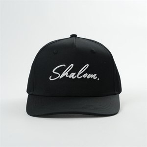 Mũ bóng chày 5 tấm thêu 3D tùy chỉnh, mũ thể thao có cấu trúc, thêu hai màu, đỉnh mũ trung bình - Product Image 3