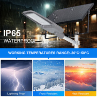Réflecteur de sécurité extérieur haute puissance KCD, IP65, étanche, pour cour, jardin, 50w 100w 200w 300w, lampadaire solaire intelligent