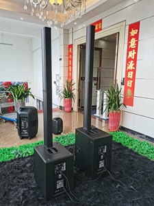 전문 프로 오디오 사운드 스피커 액티브 컬럼 라인 어레이 콘서트 용 목재 및 금속으로 만든 PA 스피커 - Product Image 2