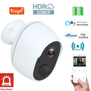 Cámara de seguridad inalámbrica Tuya Smart 2K HD Video para interiores/exteriores <span class=keywords><strong>IP67</strong></span> impermeable visión nocturna PIR detección de movimiento batería nube - Product Image 2